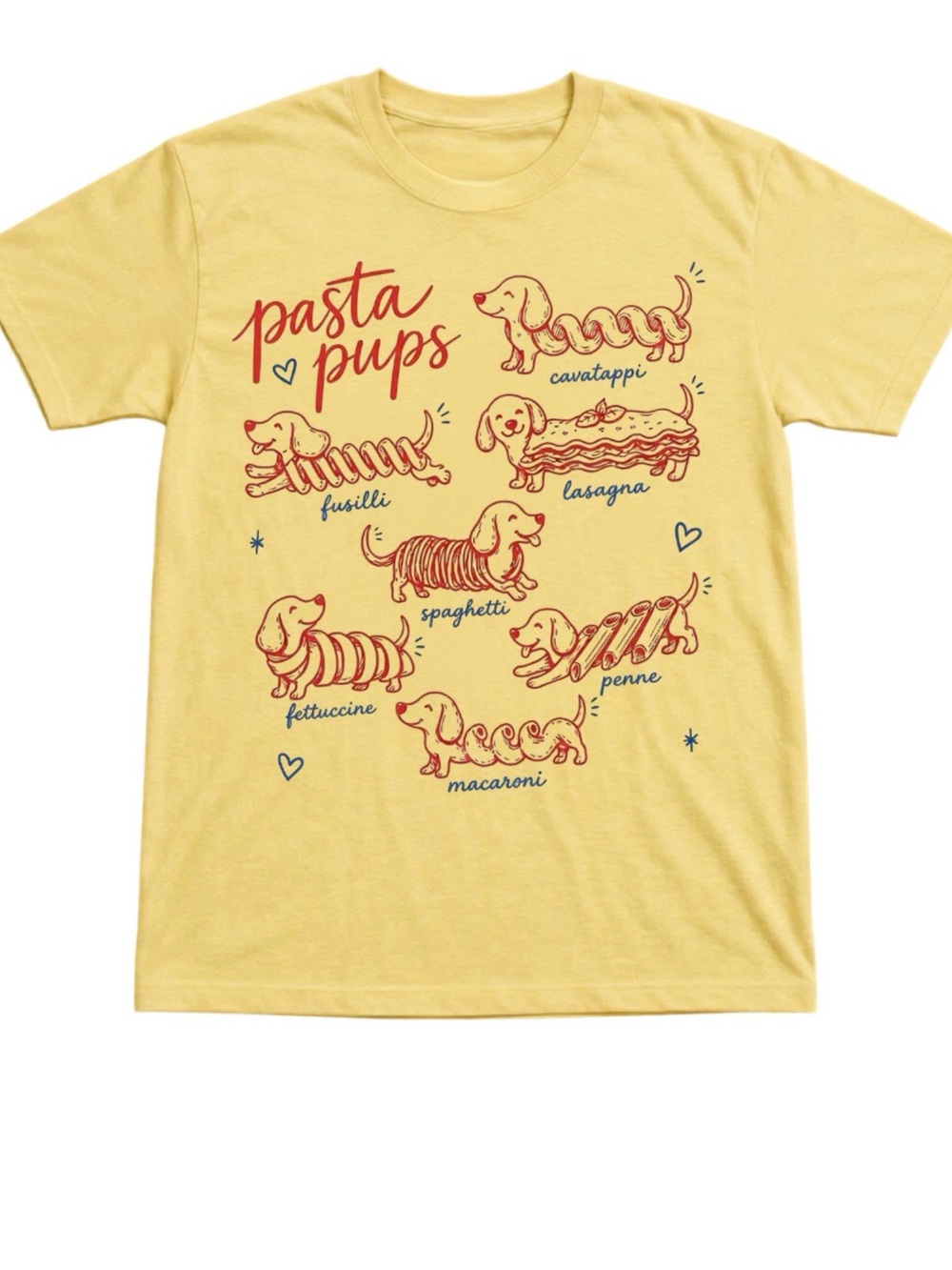 Dachshund Funny Pasta Pups Shirt